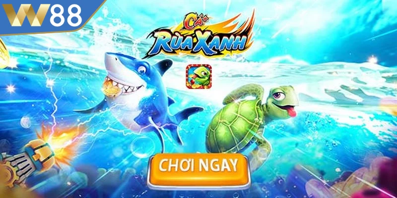 Bắn Cá Rùa Xanh - Tựa Game Đổi Thưởng Độc Nhất Vô Nhị 6 Jackpot săn cá Rùa Xanh 500X đến 1000X cuốn hút khó cưỡng