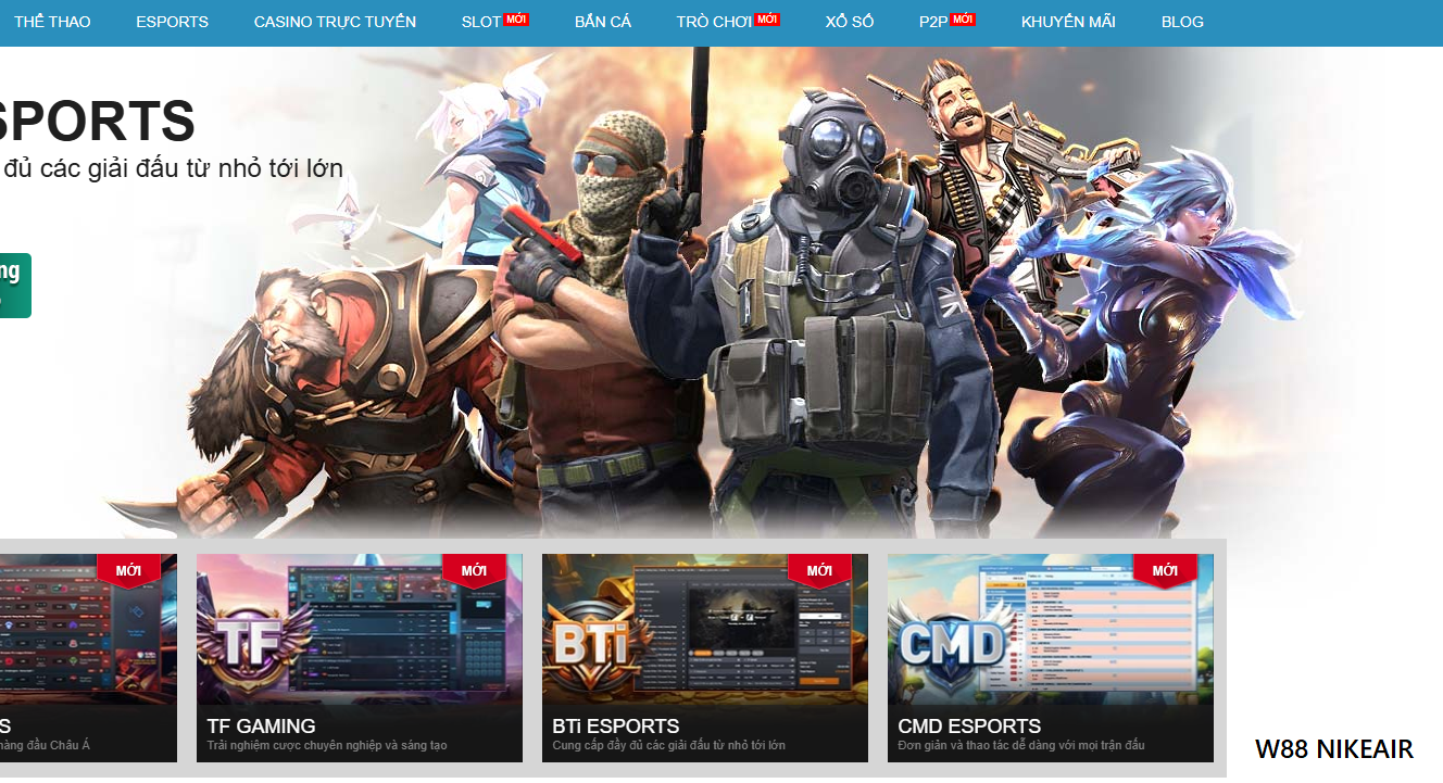 sanh esports w88